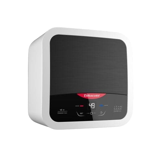 Racold Omnis Dg 15L Vertical 5 Star Storage Wall Mount Water Heater(Geyser) Black|Digital Display|Touch Control|Auto Diagnosis|Suitable For High Rise Buildings|Free Standard Installation&Pipes product image