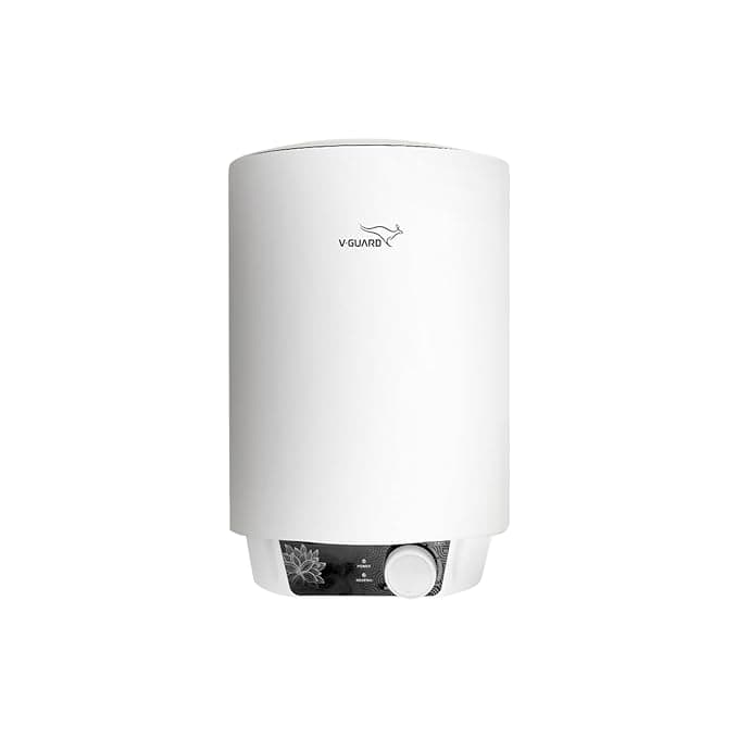 V-Guard Zio 15 Litre Water Heater for Home | BEE 5 Star Rating | Advanced Multi-layered Safety | Suitable for Hard Water & High-rise Buildings | White product image