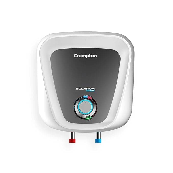 Crompton Solarium Care 25-L 5 Star Storage Water Heater (Geyser) with Rust Proof Plastic Body (White),Free Installation, Free Pipe.