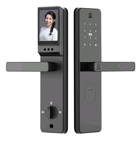 SD-2 Smart Digital Door Lock 6 Way Unlock: Face Recognition/Fingerprint/Mobile App/PIN/WiFi/RFID Card/Mechanical Key/USB Port/OTP/Visual Cat Eye2 Years Warranty/Smart Life thumbnail 4