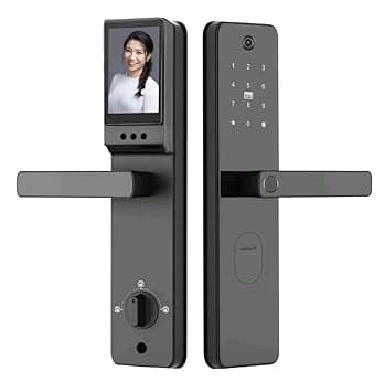 SD-2 Smart Digital Door Lock 6 Way Unlock: Face Recognition/Fingerprint/Mobile App/PIN/WiFi/RFID Card/Mechanical Key/USB Port/OTP/Visual Cat Eye2 Years Warranty/Smart Life thumbnail 7