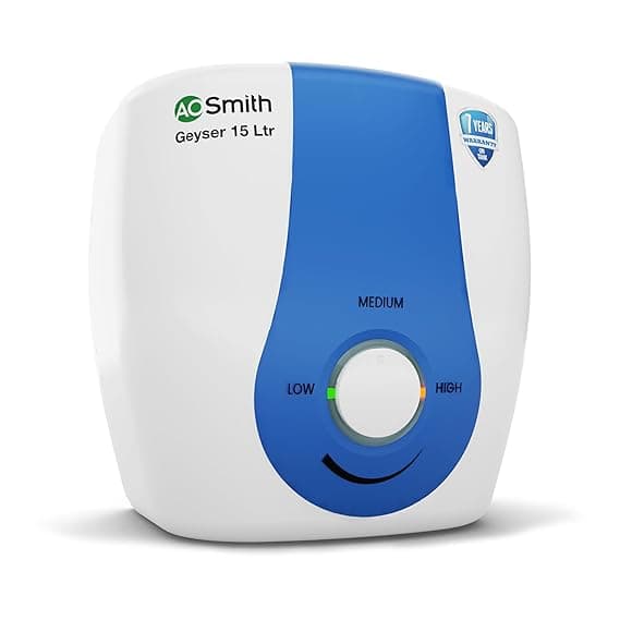 AO Smith Geyser 15 Ltr With 5 Star BEE Rating, Vertical Water Heater | Geyser 15+ Litre For High Rise Building | 7 Year Tank Warranty, 2 Year Comprehensive Warranty | SDS-GREEN-015 thumbnail 2