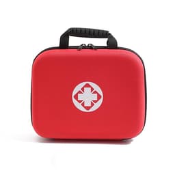 House of Quirk Oxford First Aid Kit, Medical Emergency Rescue Bag, First Aid Essential Box, 1St Aid Kit, For Home, Office, Car, Camping, Travel, Hiking, Outdoor - Red