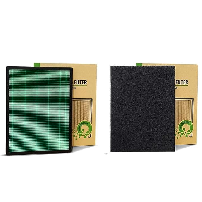 Coway Original Carbon & HEPA Filter Set for AirMega 150 (AP 1019C), 8500 Hrs (Approx. 1.5-2 yrs) Long Life | Traps Bad odor, VOCs & Kills Allergies, Virus, Germs, PM 0.01 with 99.999% efficiency