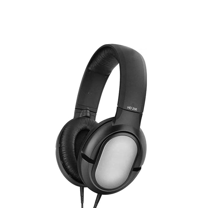 Softline Pro HD 206 Wired Over Ear Headphones Without Mic, Good Attenuation of Ambient Noise - Black
