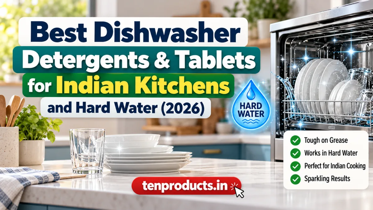 Best Dishwasher Detergents and Tablets for Indian Kitchens and Hard Water (2026)